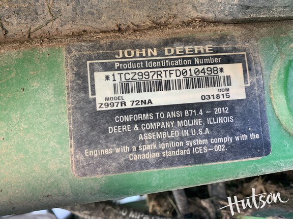 Photo of 2015 John Deere Z997R