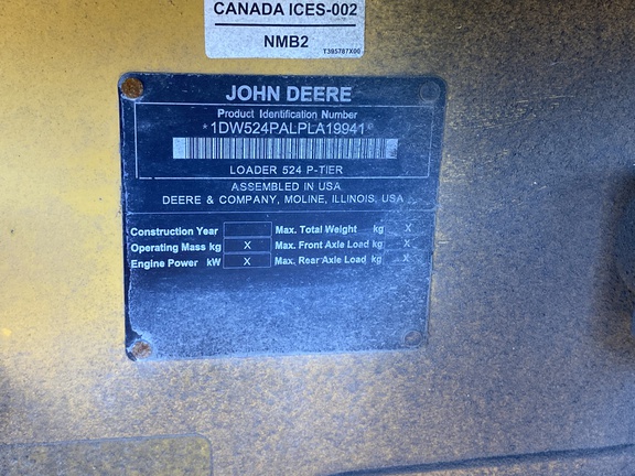 2023 John Deere 524 P