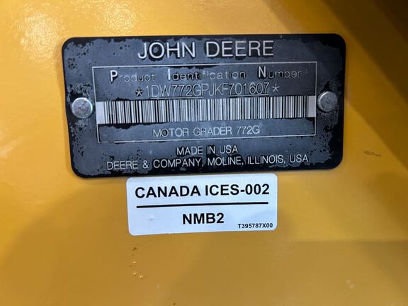 2019 John Deere 772G