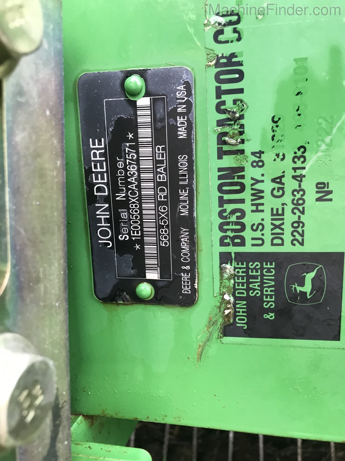 2010 John Deere 568 Image 12