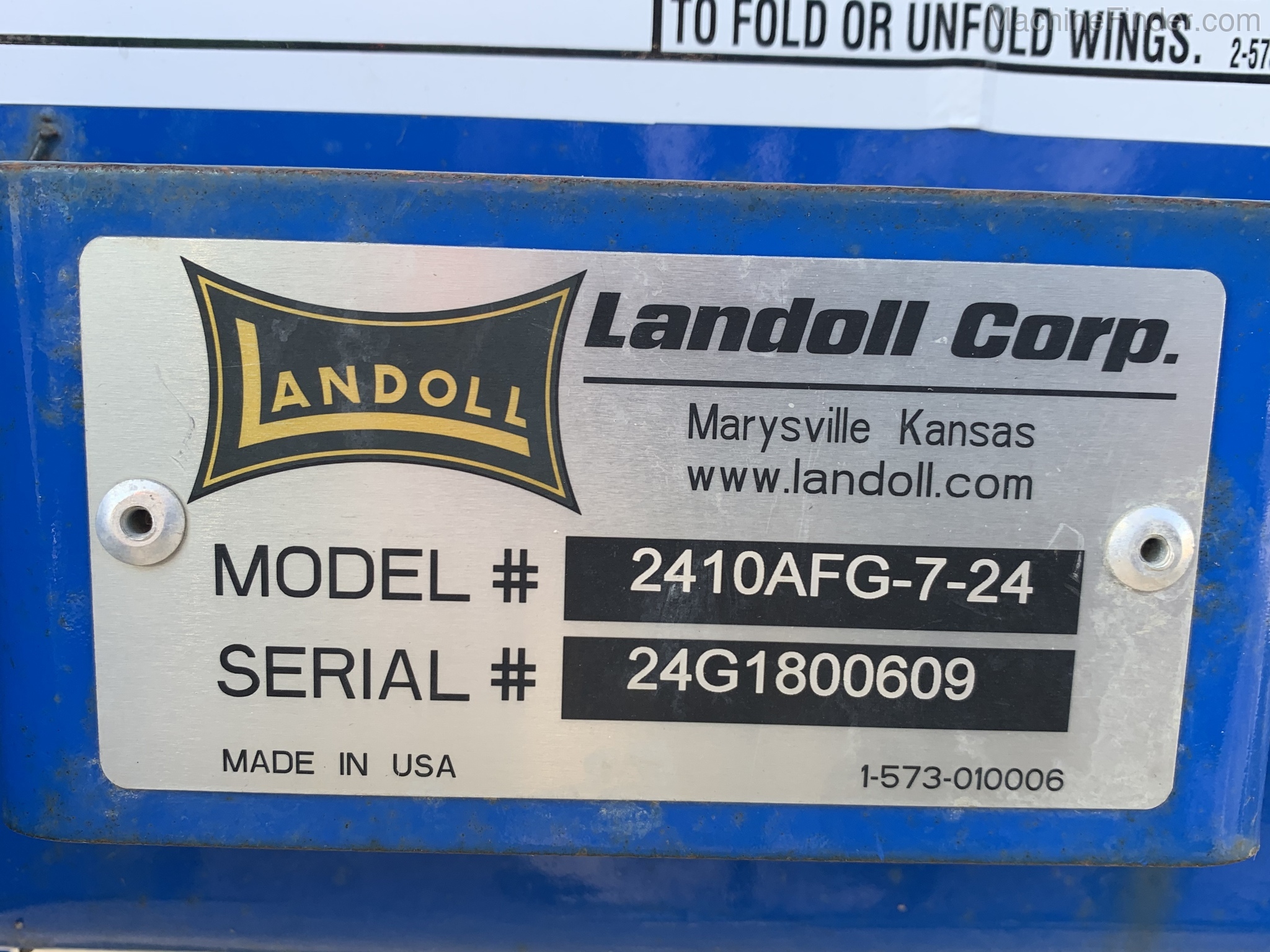 2018 Landoll 2410F Image 9