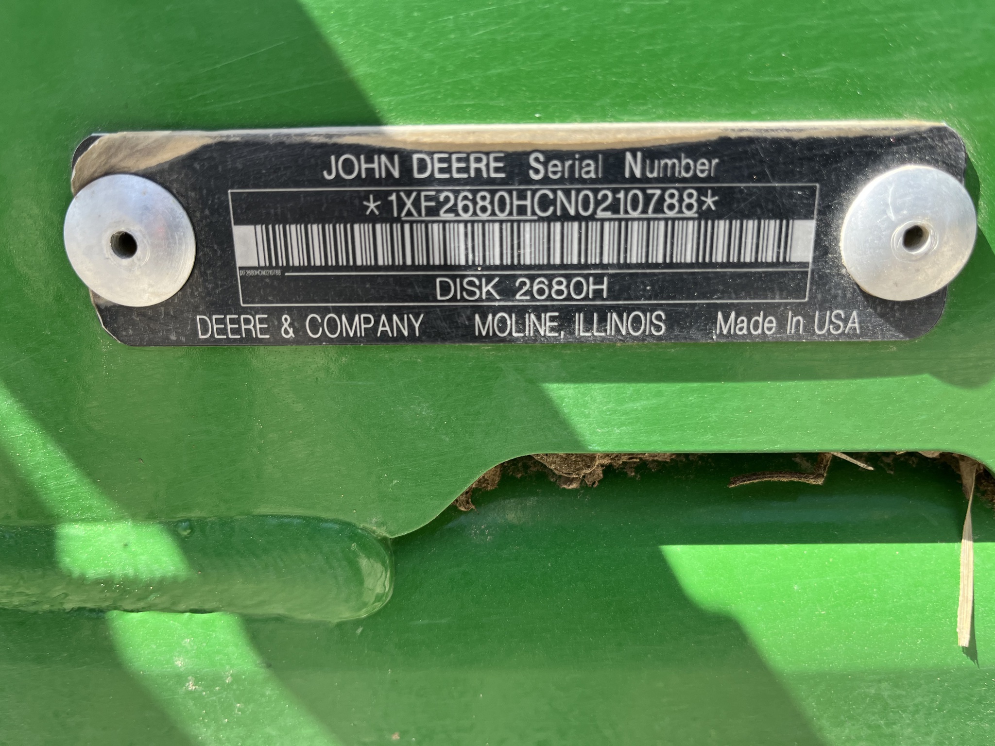  2022 John Deere 2680H at Heritage Tractor in Lamar, MO