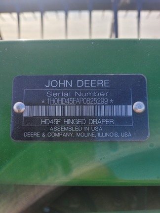 2023 John Deere HD45F (15th thumbnail)
