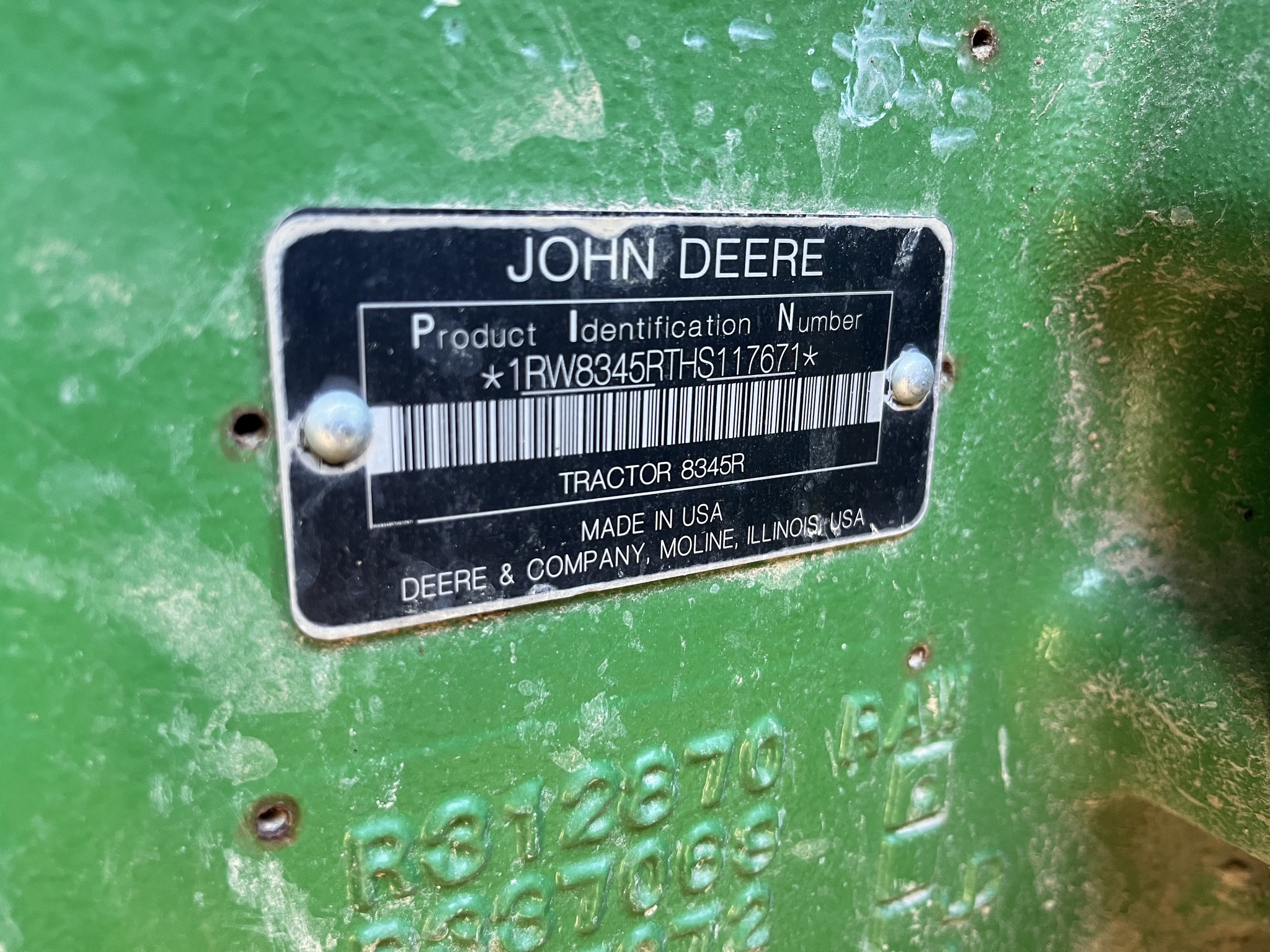 Used 2017 John Deere 8345R Row Crop Tractors at Koenig Equipment in Greensburg, IN - PhotoXL28