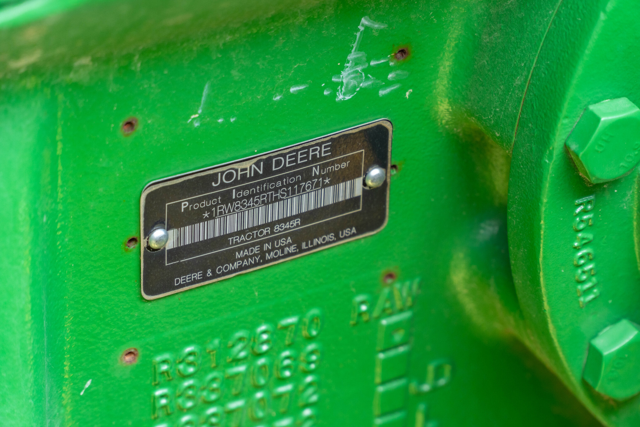 Used 2017 John Deere 8345R Row Crop Tractors at Koenig Equipment in Anna, OH - PhotoXL38
