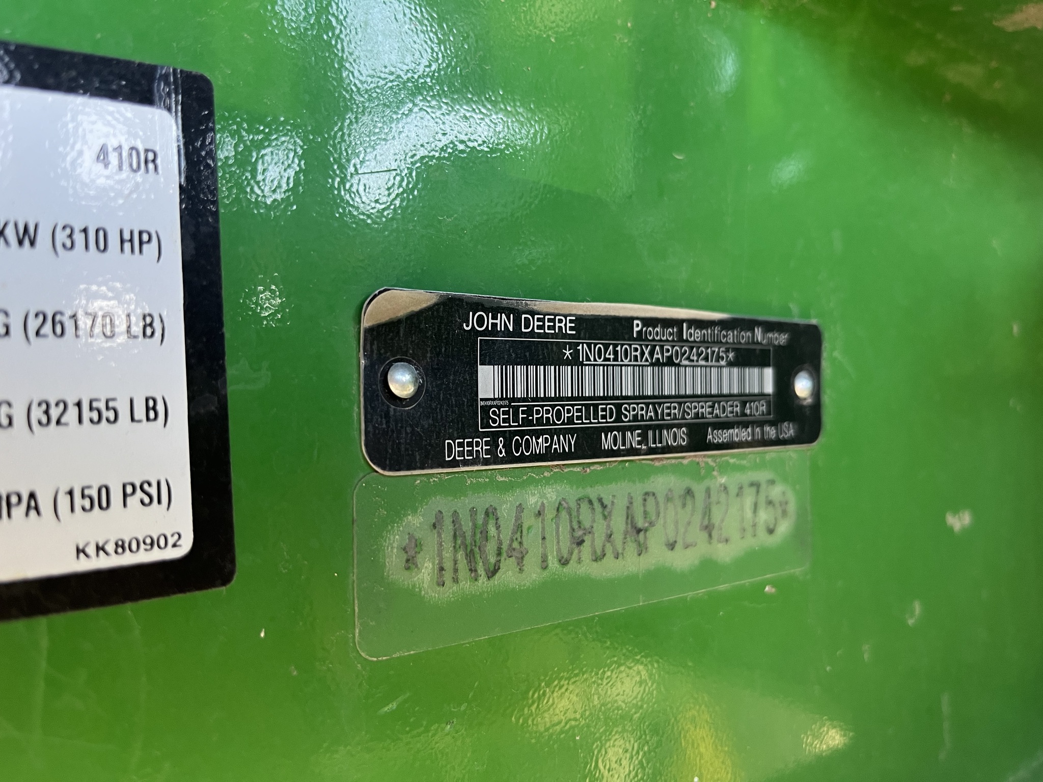  2024 John Deere 410R at Heritage Tractor in Seneca, KS