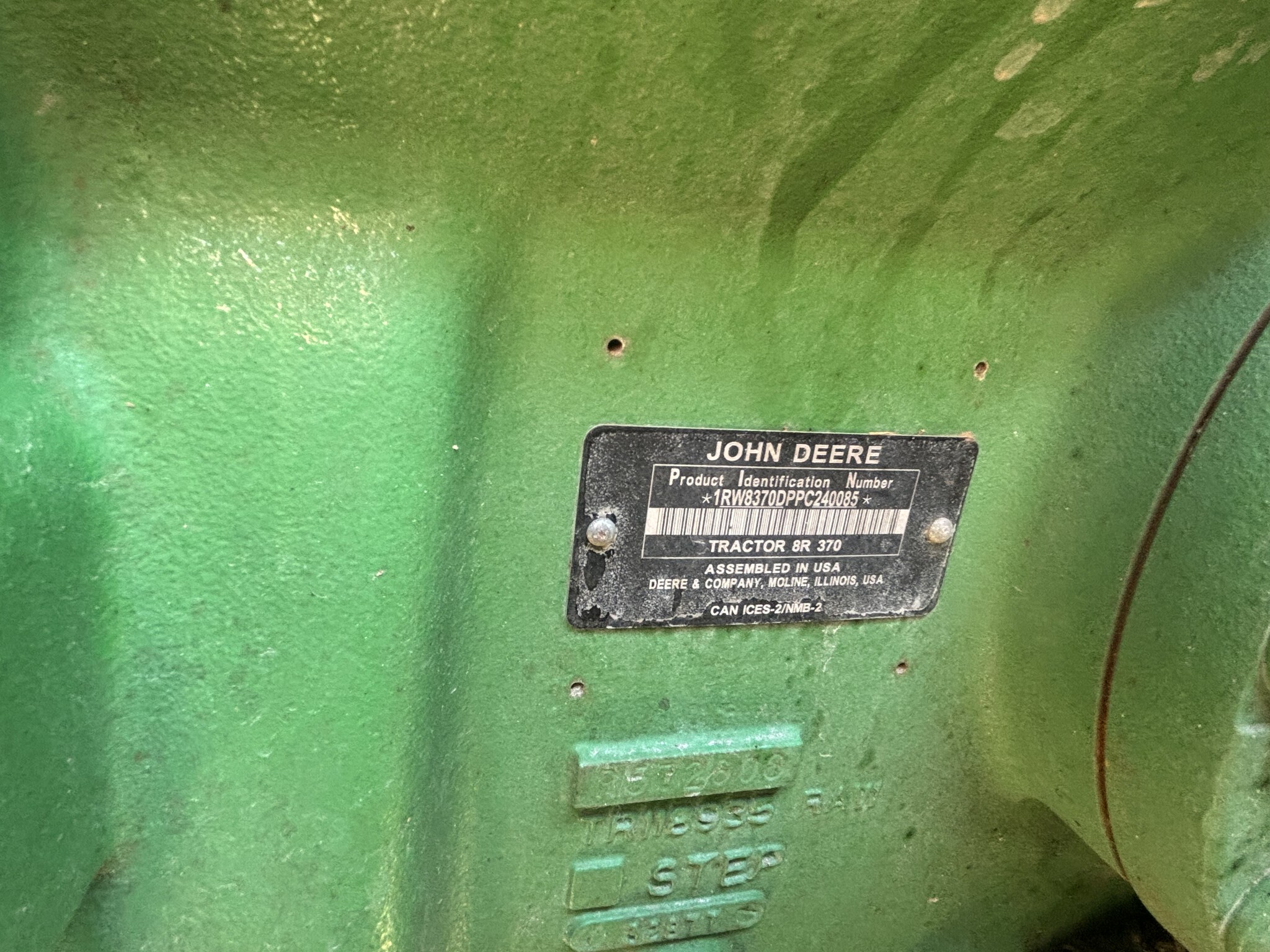 2023 John Deere 8R 370 Image 3