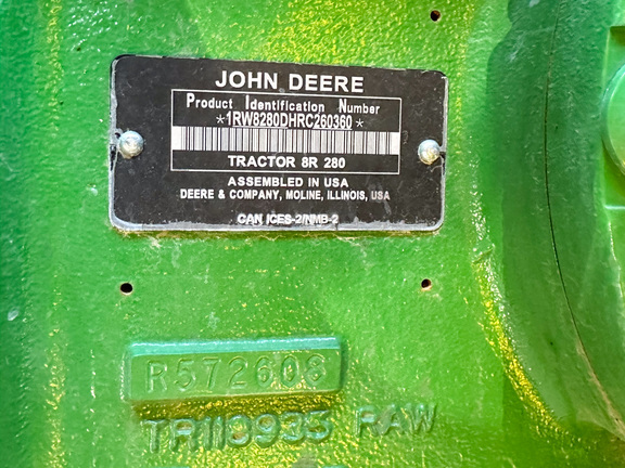 2025 John-Deere 8R 280