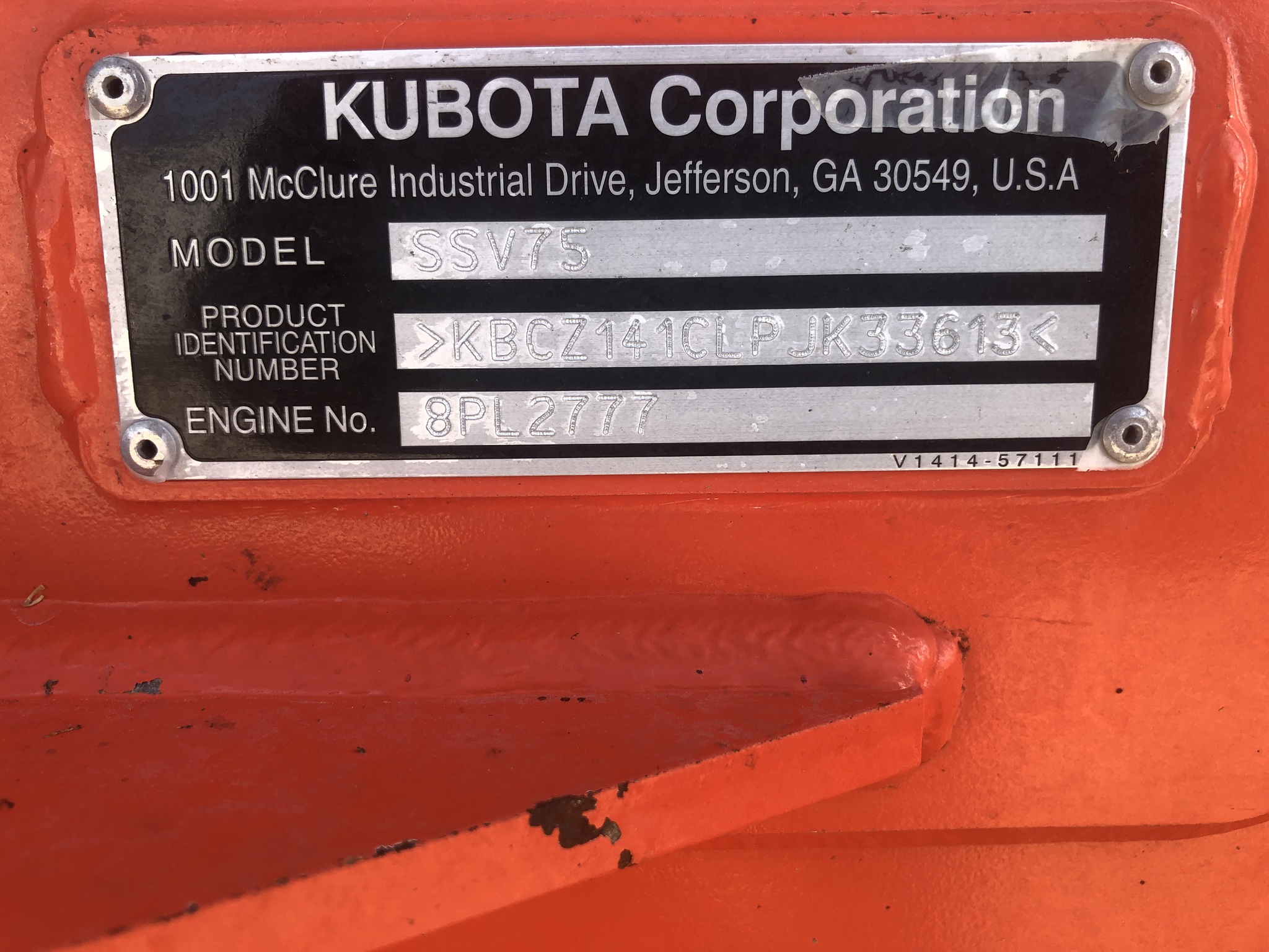 2023 Kubota Ssv75 Image 13