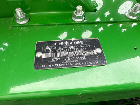 2022 John-Deere S780