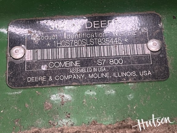 Photo of 2025 John Deere S7 800