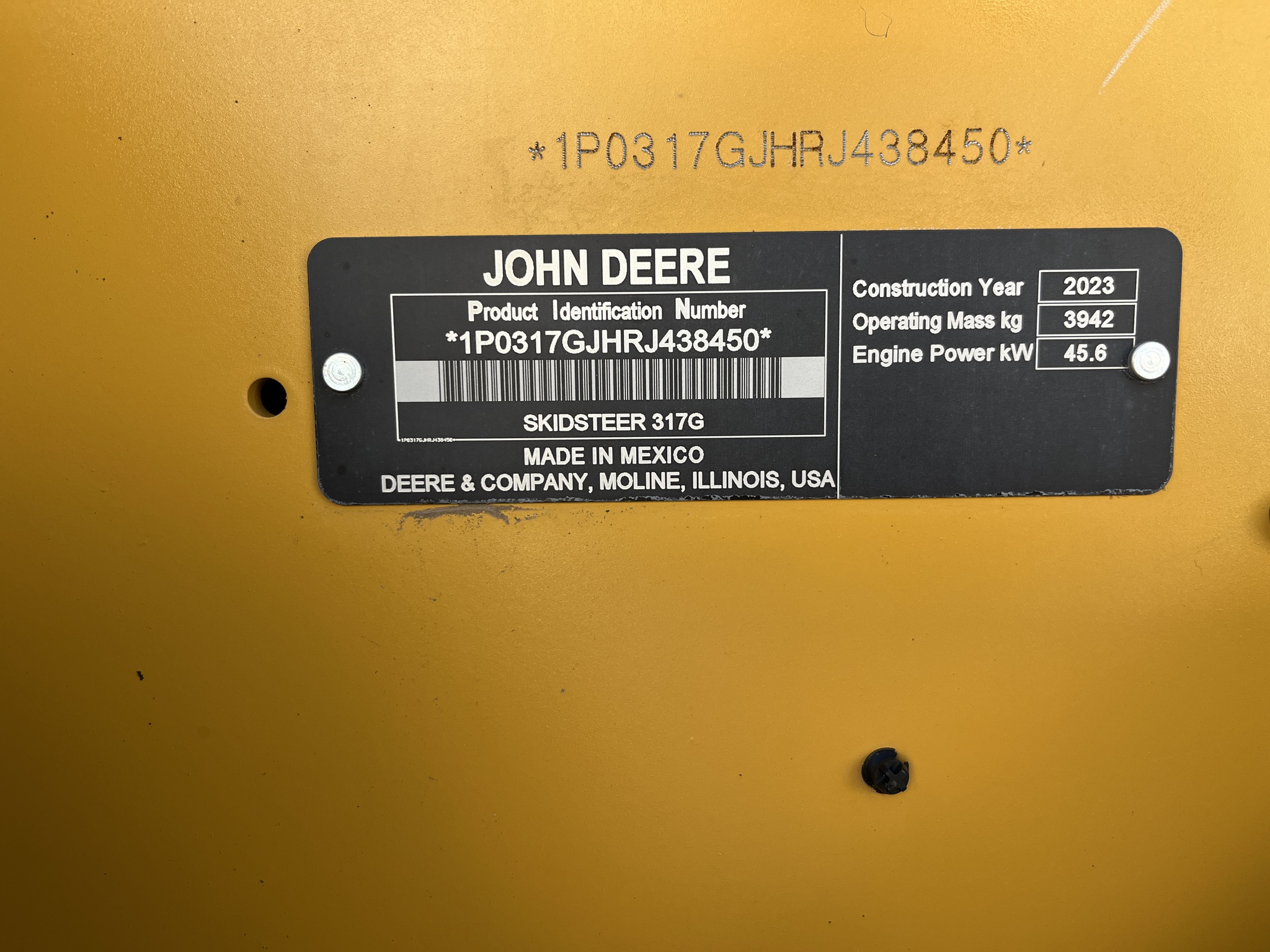  2024 John Deere 317G at Heritage Tractor in Rogersville, MO