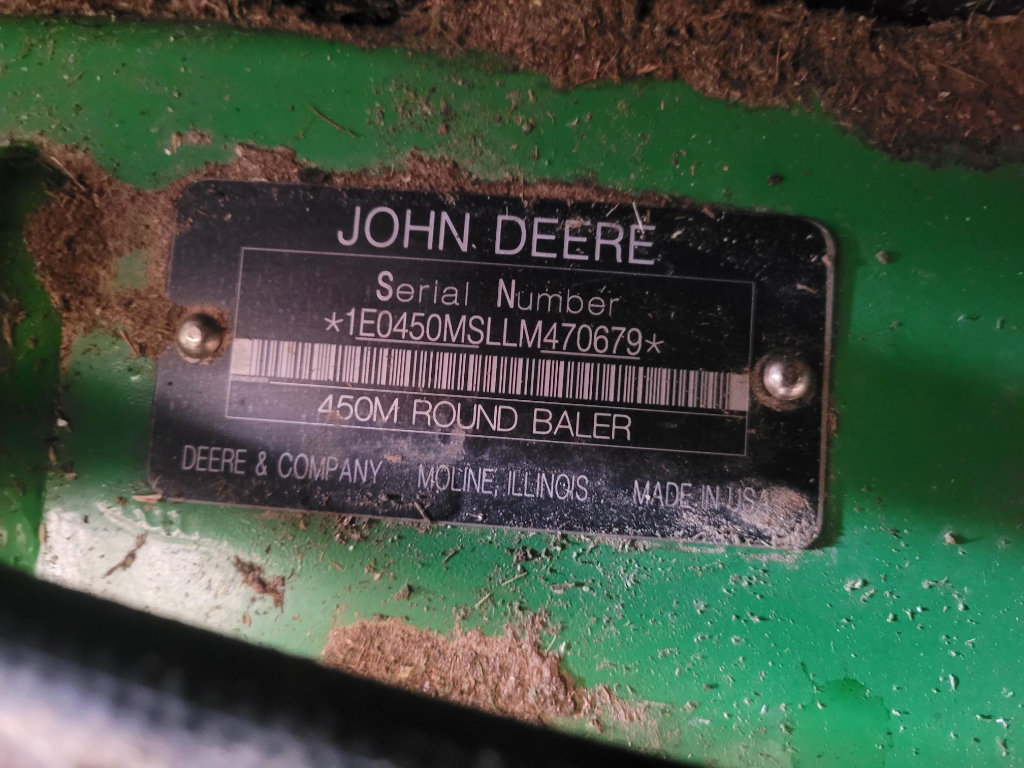 2021 John Deere 450M Image 10