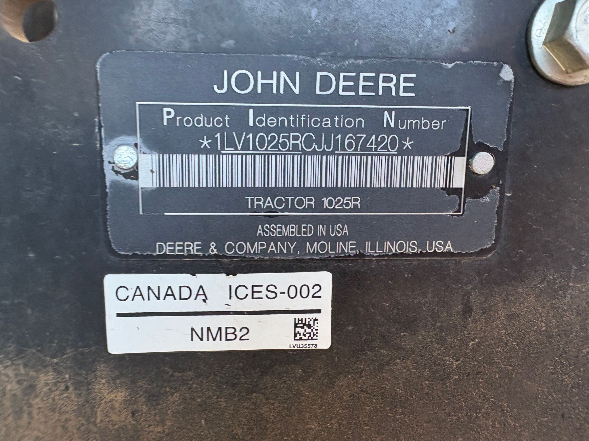 2018 John Deere 1025R Image 15