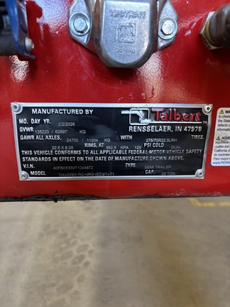 2026 Talbert T455SA