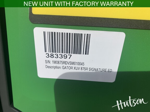 Photo of 2025 John Deere XUV 875R Signature Edition