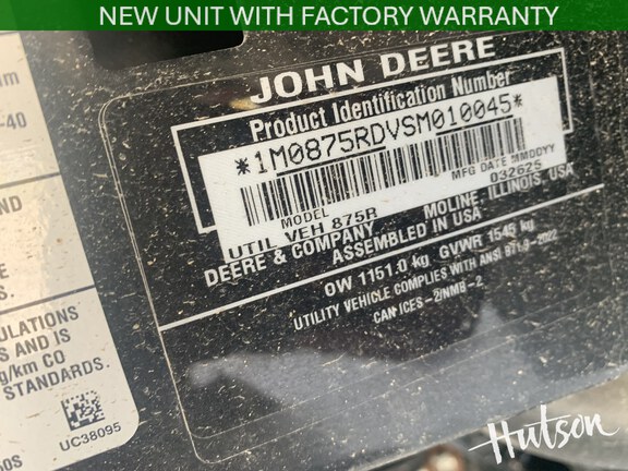 Photo of 2025 John Deere XUV 875R Signature Edition