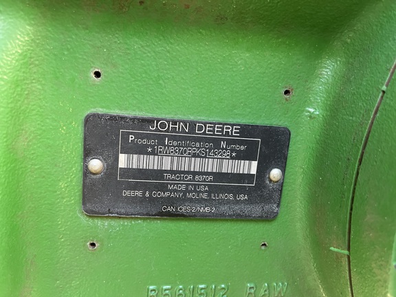 2019 John Deere 8370R - Photo50
