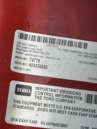 Photo of 2020 Toro MX5075