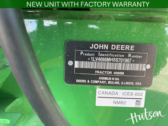 Photo of 2025 John Deere 4066M