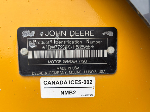 2018 John Deere 772G