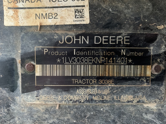 Photo of 2023 John Deere 3038E