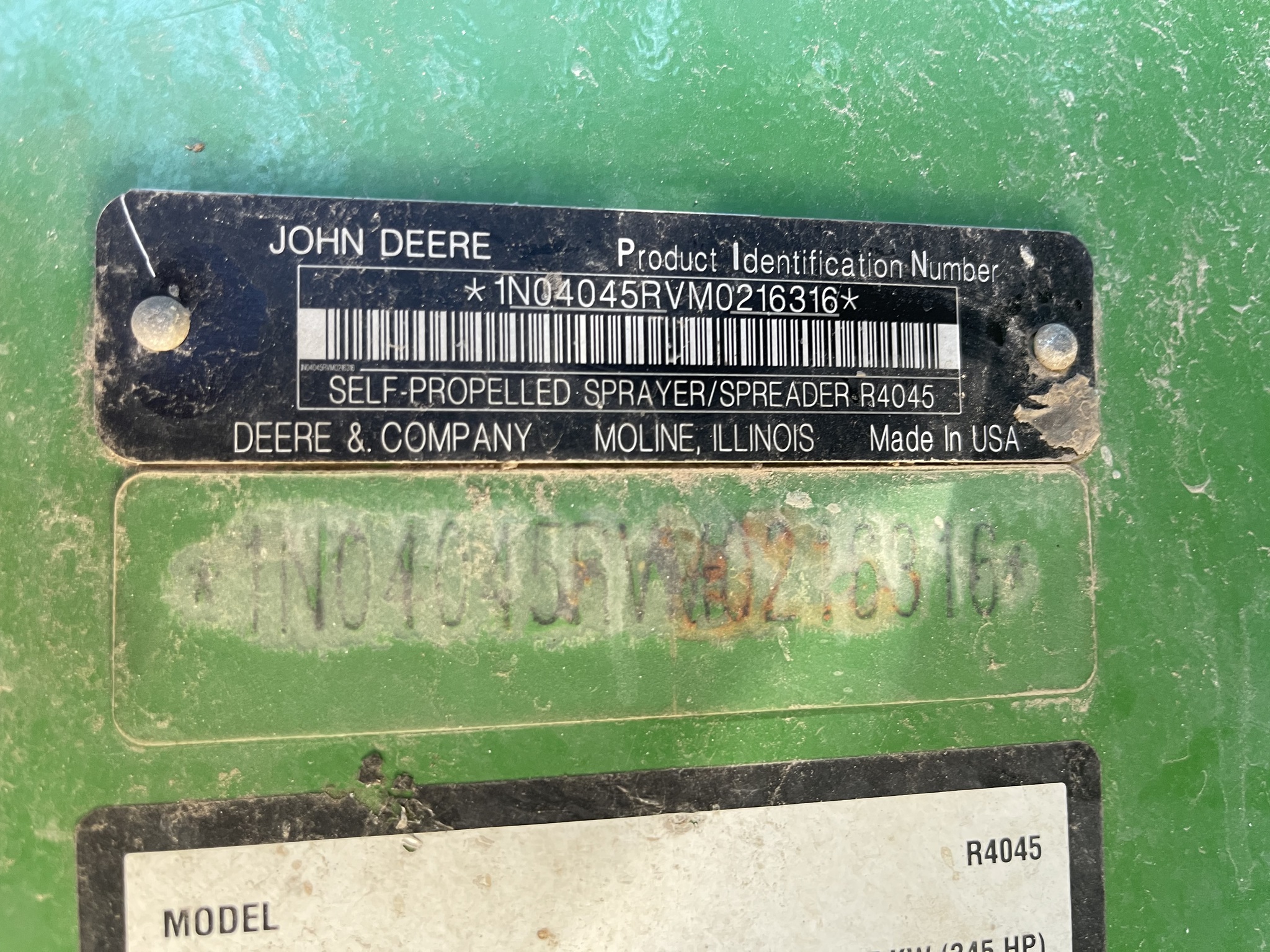  2021 John Deere R4045 at Heritage Tractor in Princeton, IL