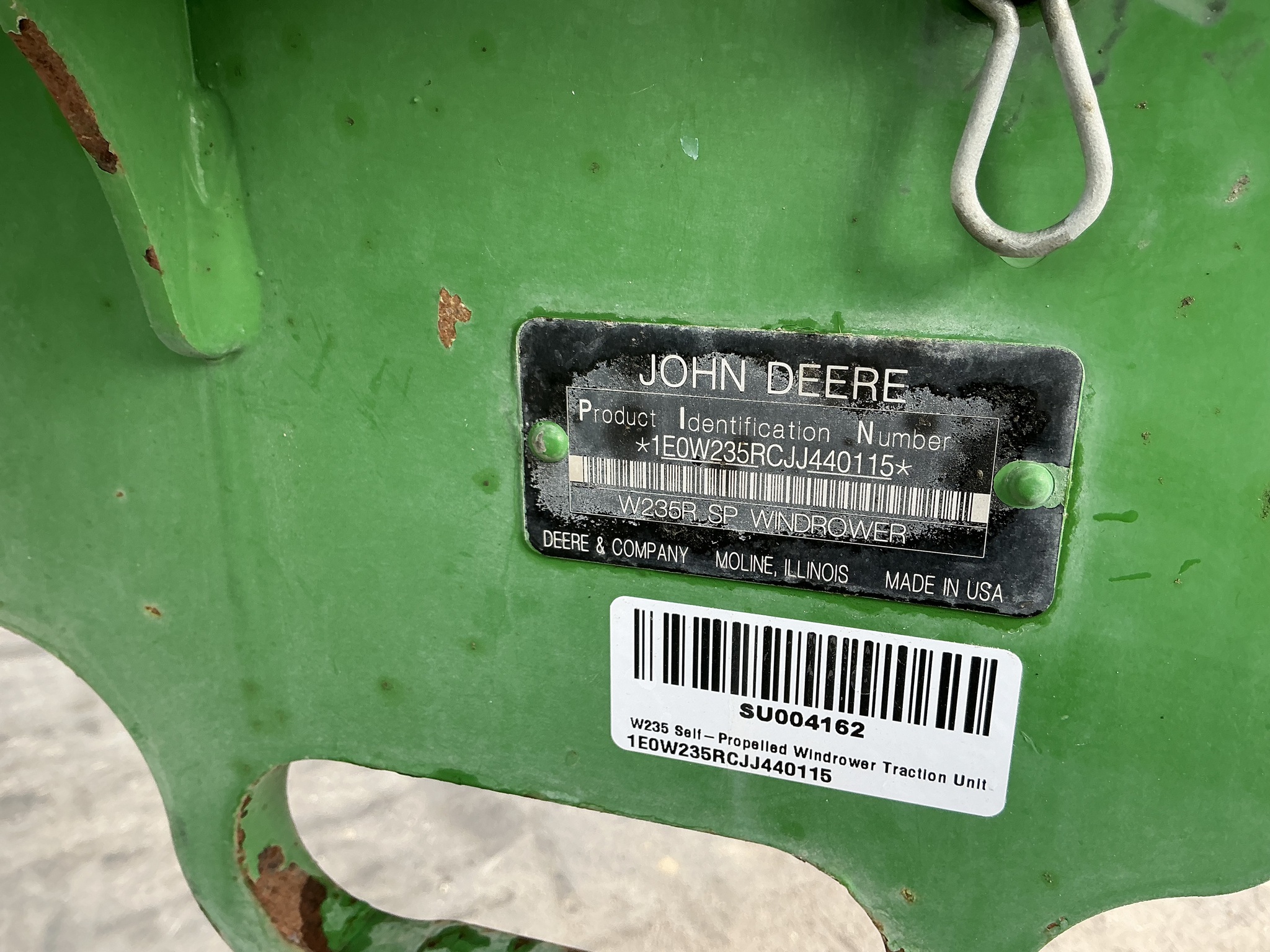 2018 John Deere W235 Image 9