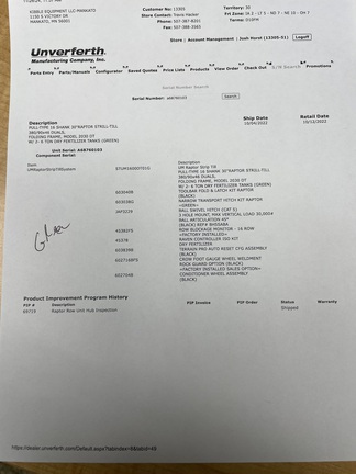 2022 Unverferth Raptor 2030 DT - Photo13