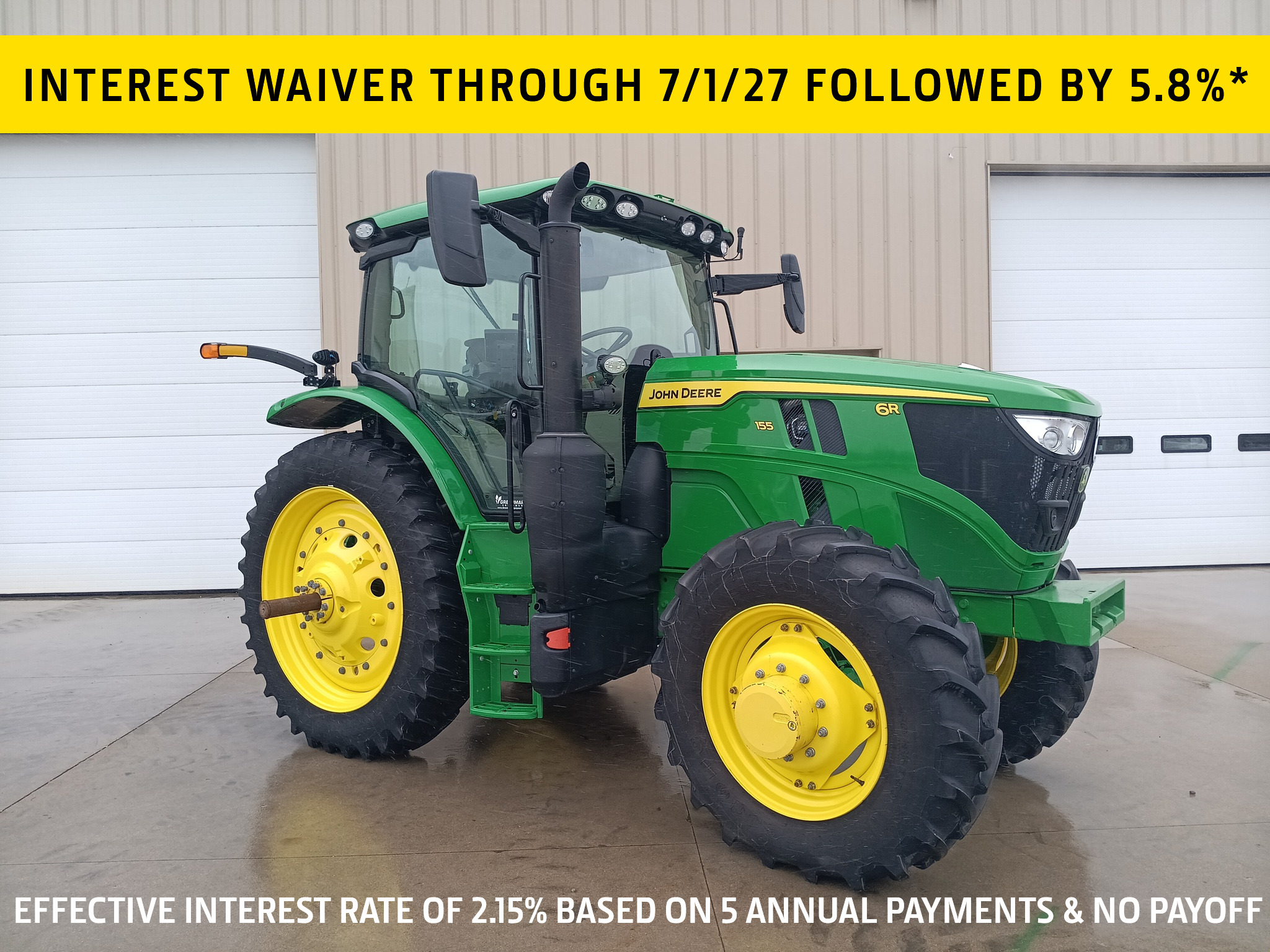 2023 John Deere 6R 155 Image 1