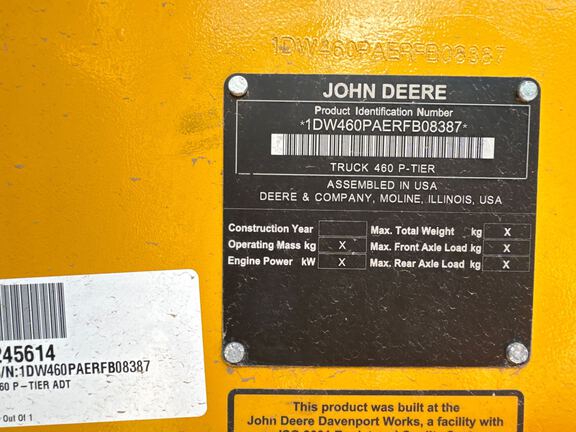 2024 John Deere 460 P