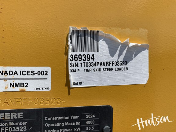Photo of 2024 John Deere 334 P