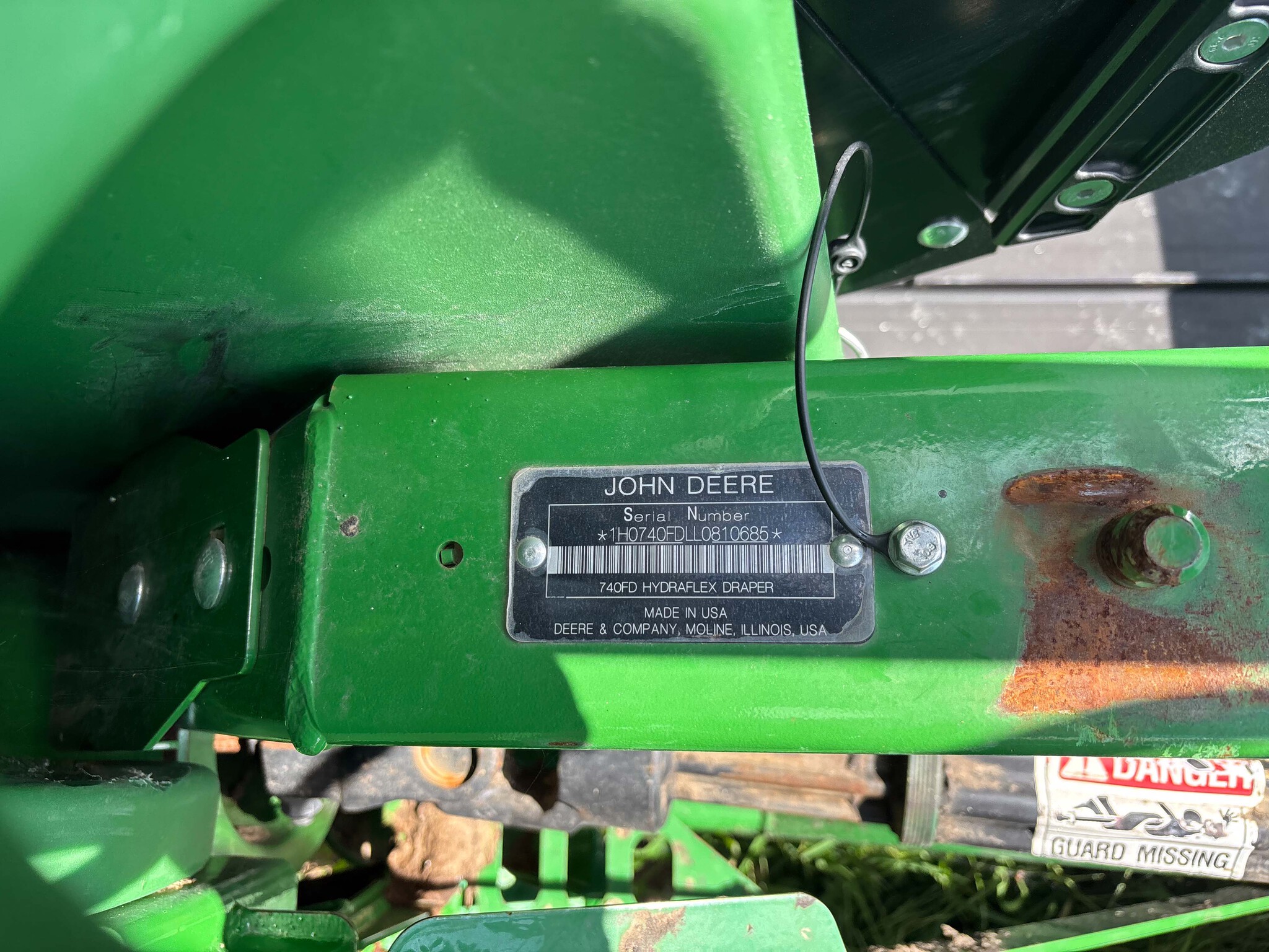 Used 2020 John Deere 740FD Combine Platforms at Koenig Equipment in Anna, OH - PhotoXL23