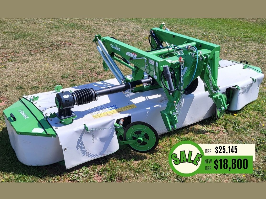 2023 Samasz KDF 340 Front Mount Disc Mower Image 1