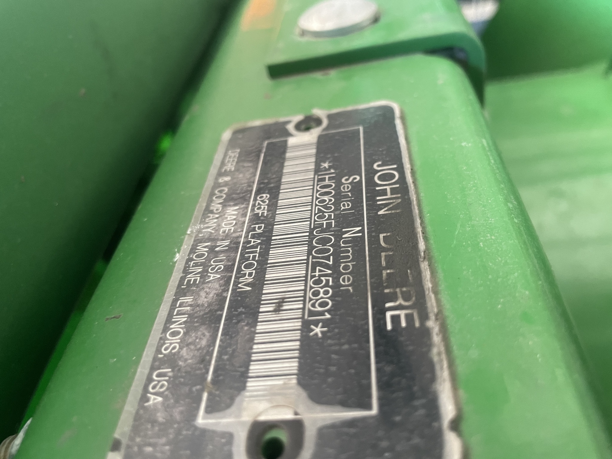 2012 John Deere 625F Image 6