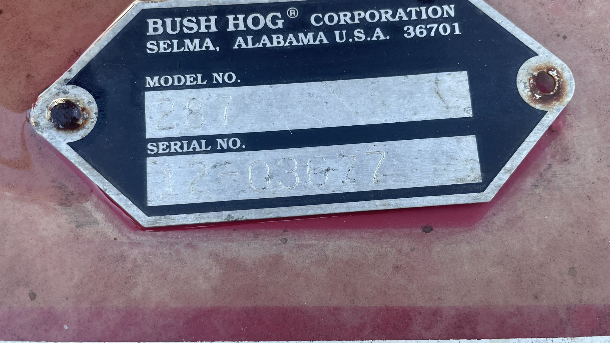 Bush Hog 287 Image 6