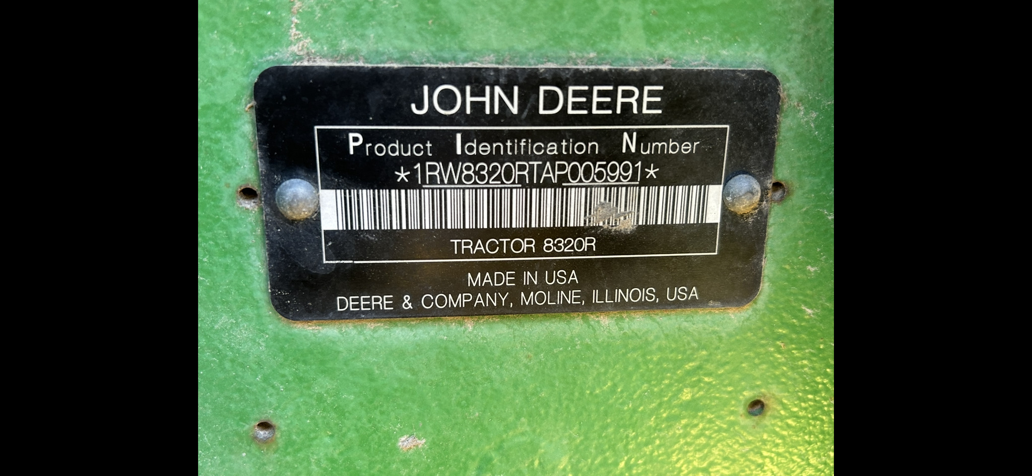  2010 John Deere 8320R at Heritage Tractor in Aledo, IL