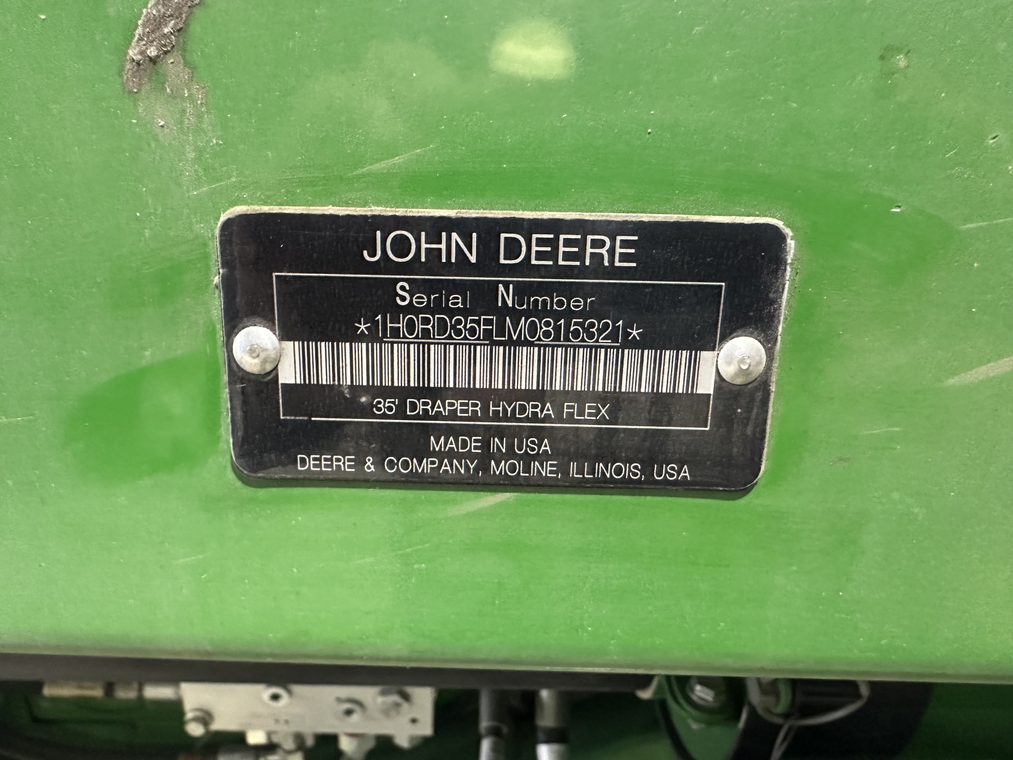 2021 John Deere RD35F Image 9