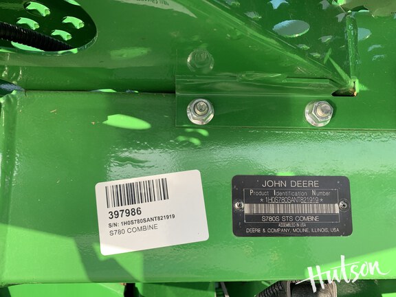Photo of 2022 John Deere S780