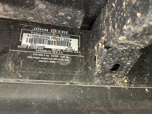 2021 John Deere XUV 835M (12th thumbnail)