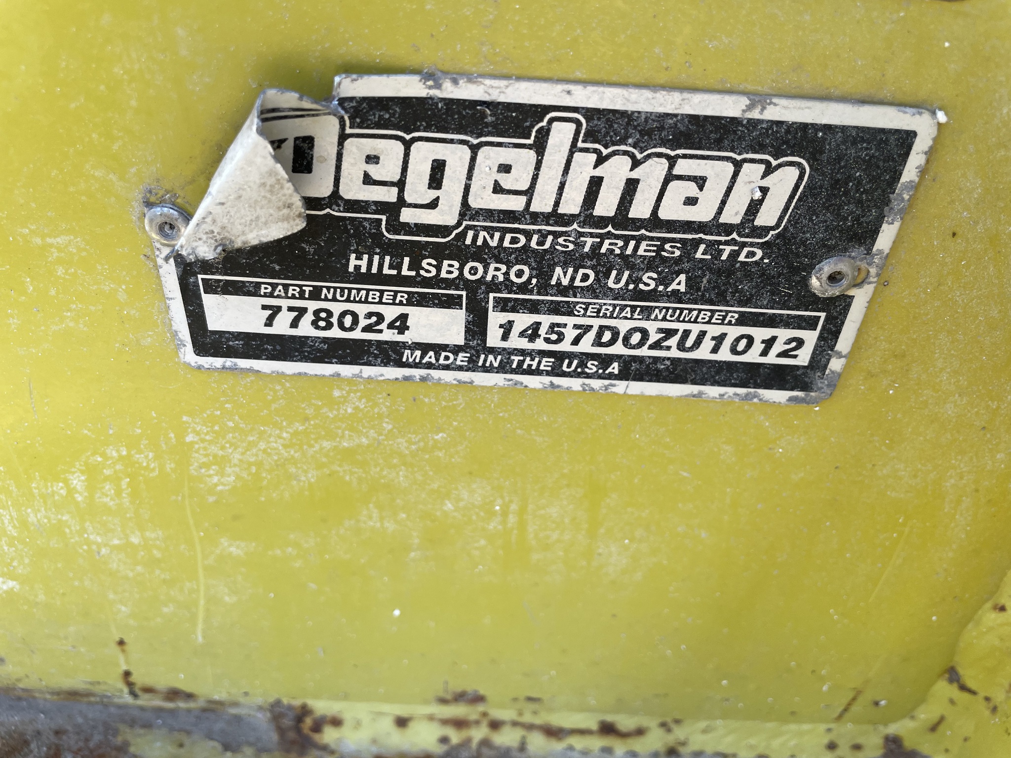 2018 Degelman 5700 Image 6