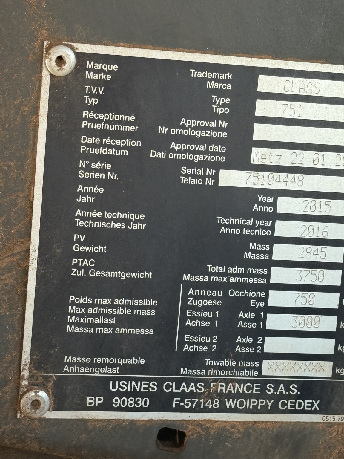 2015 Claas 360 Image 4