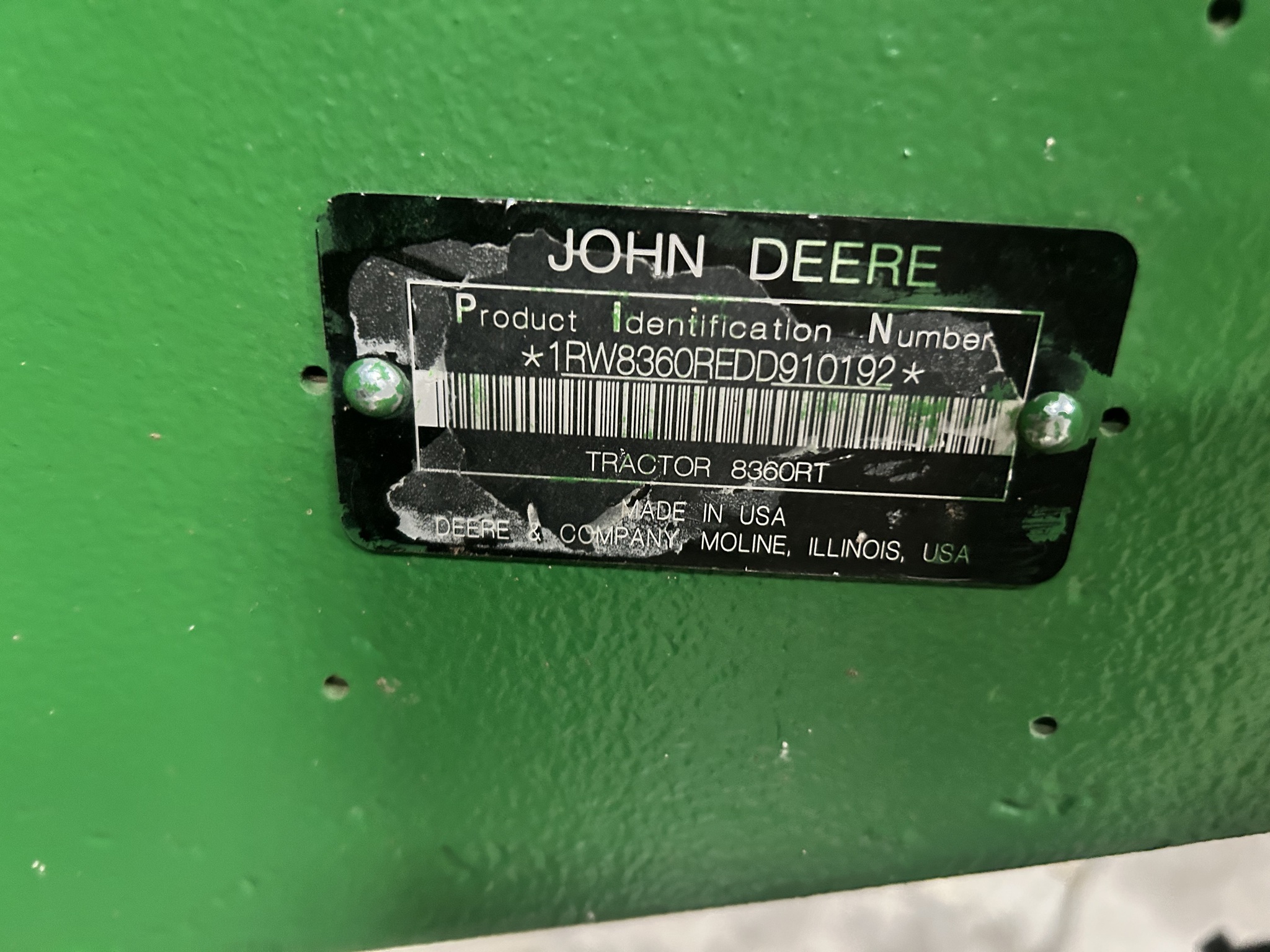 2013 John Deere 8360RT Image 19