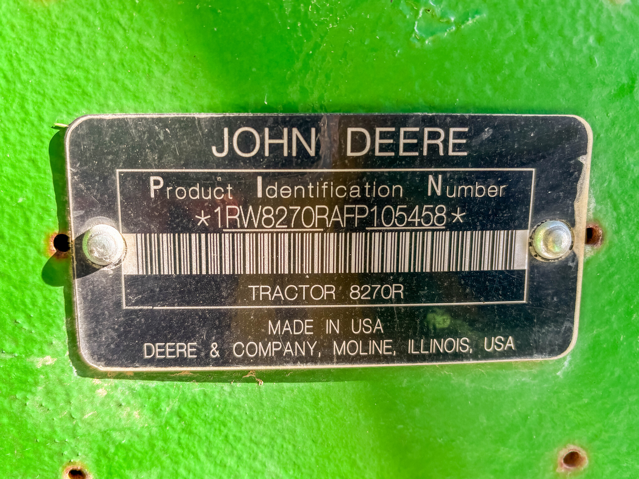 Used 2015 John Deere 8270R Row Crop Tractors at Koenig Equipment in Anna, OH - PhotoXL37