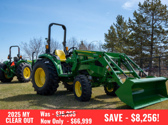  John Deere 4066M Tractor + Loader + Hydrostatic