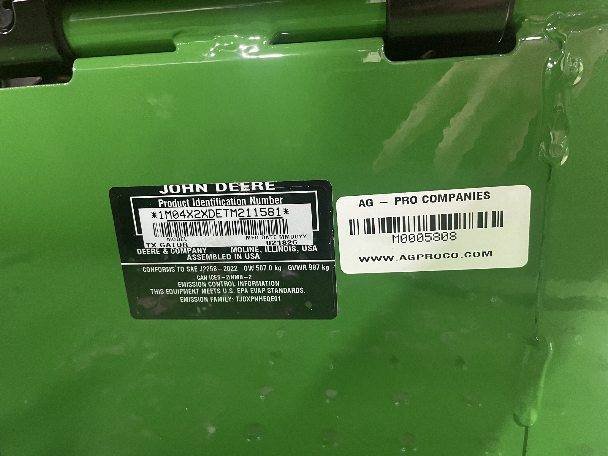 2026 John Deere TX 4X2 Image 6
