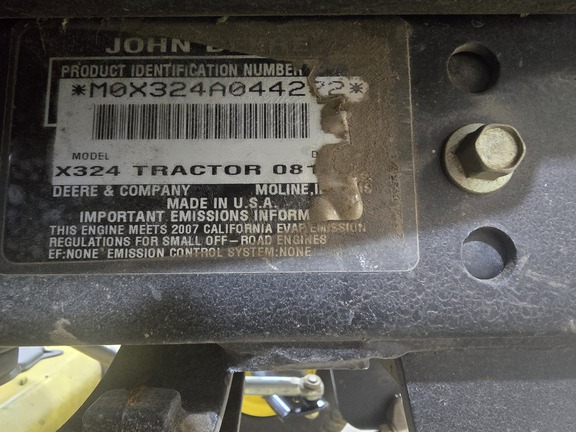 2007 John Deere X324 - Photo7