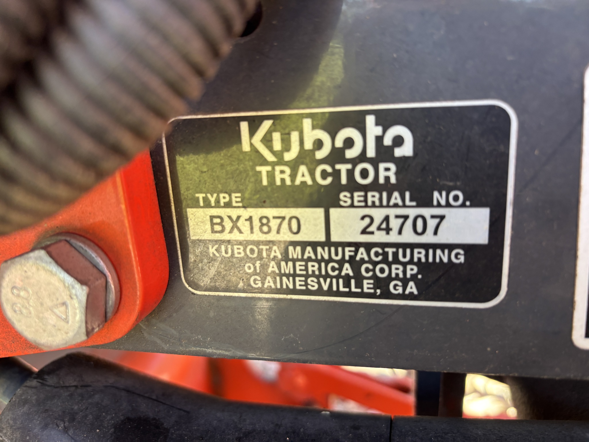 Used 2016 Kubota BX1870 Compact Utility Tractors at Koenig Equipment in Richmond, IN - PhotoXL8