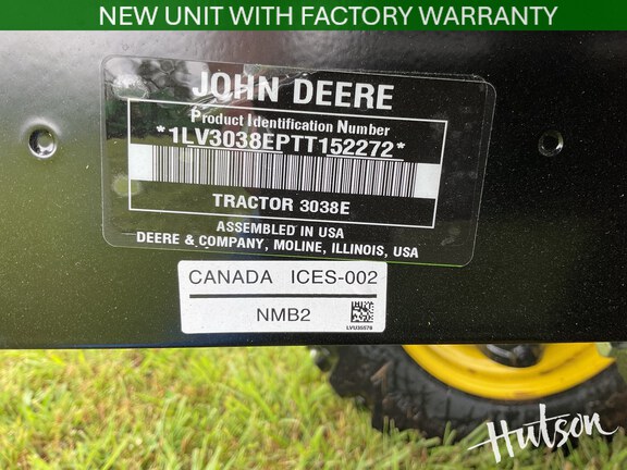 Photo of 2026 John Deere 3038E