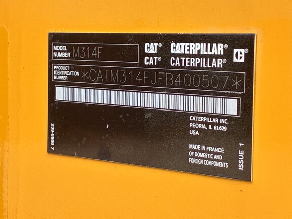2019 Caterpillar 314FJ